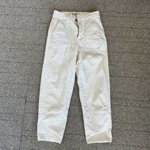 Everlane Cream Ankle Pants